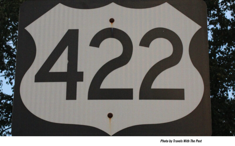 Route 422 Line Striping Next Week Affects Two Sections