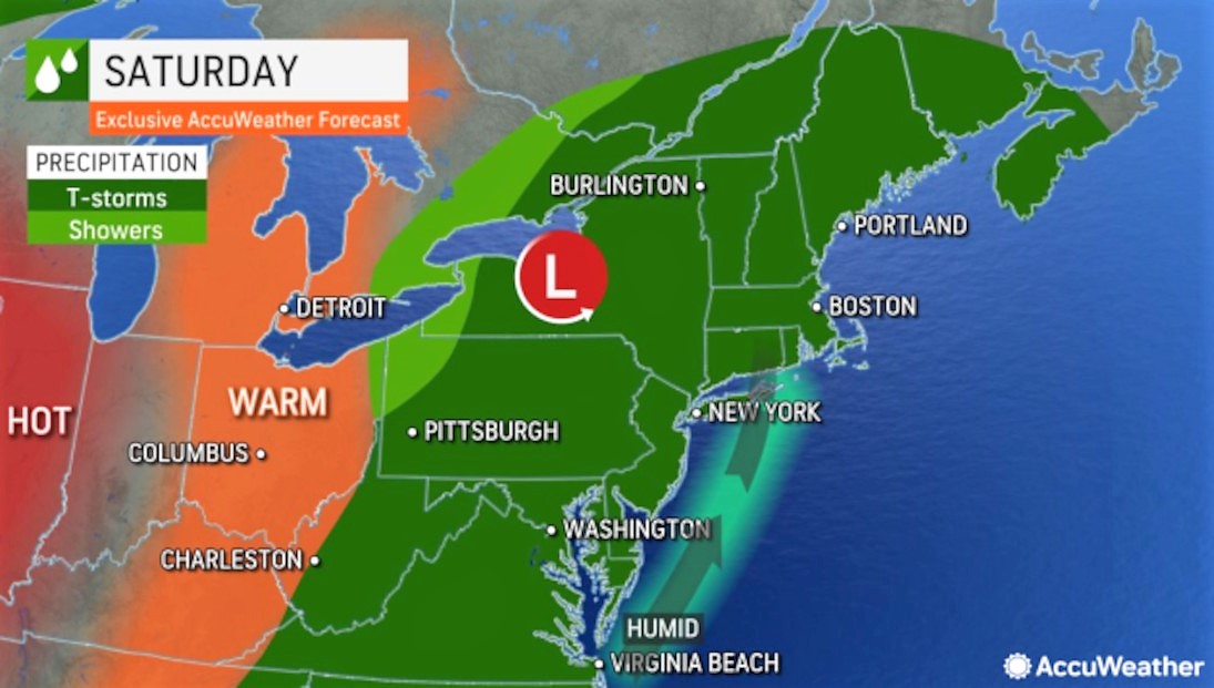 Forecasters Say Rain, T-Storms Persist This Weekend