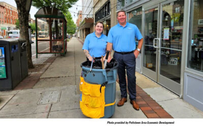 Dedicated 'Clean Team' at Work in Downtown Pottstown