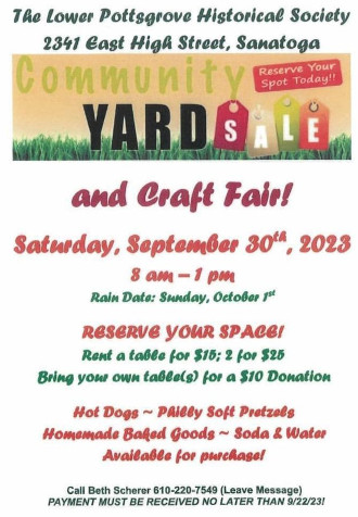 Community Yard Sale and Craft Fair