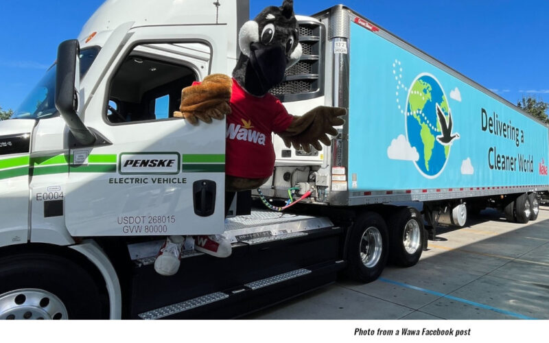 Truck Delivery to Wawa Stores Takes Electrifying First Step