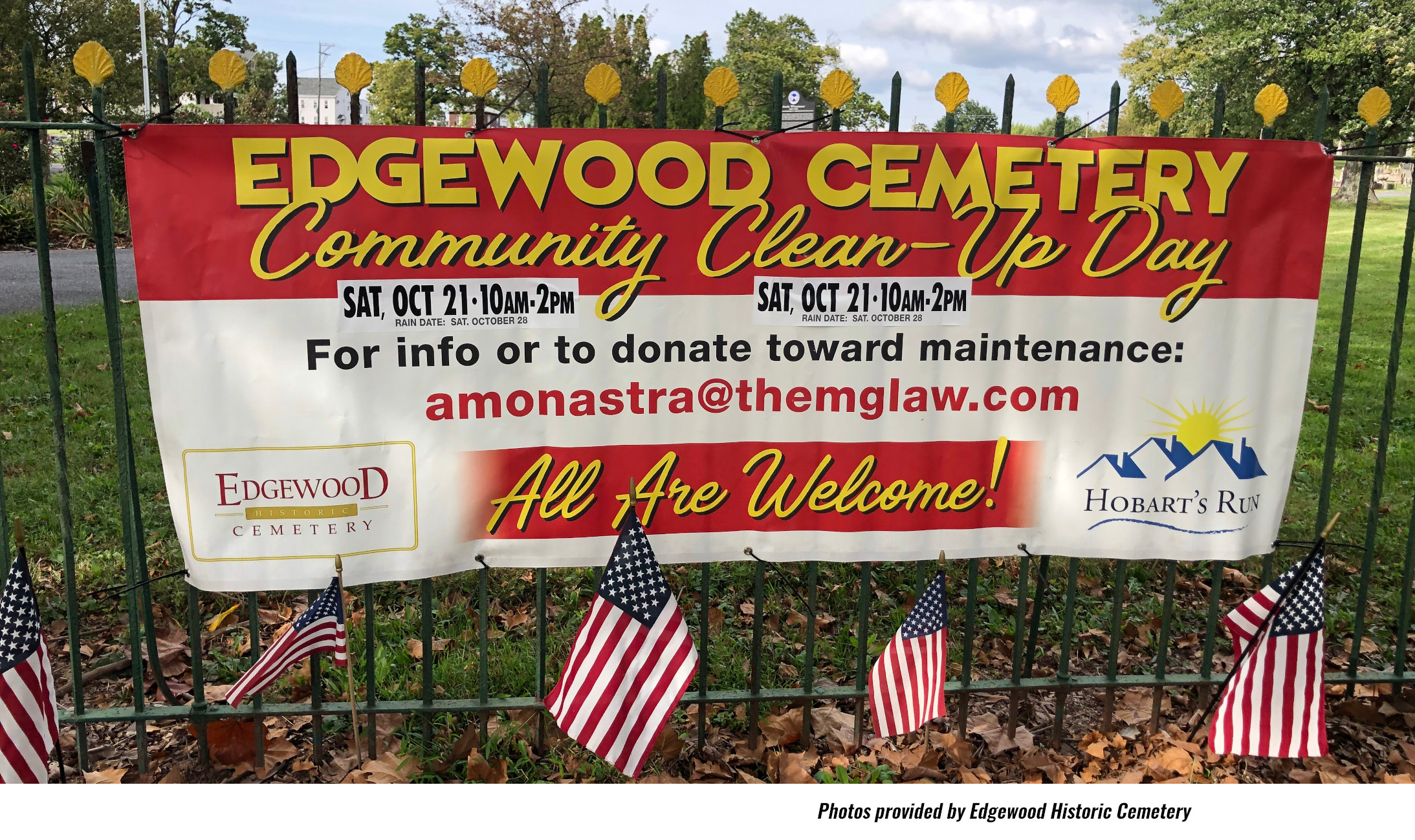 Help Sought for Edgewood Cemetery Oct. 21 Clean-Up