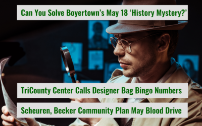 Boyertown Plots History Mystery; Pottstown by the Numbers