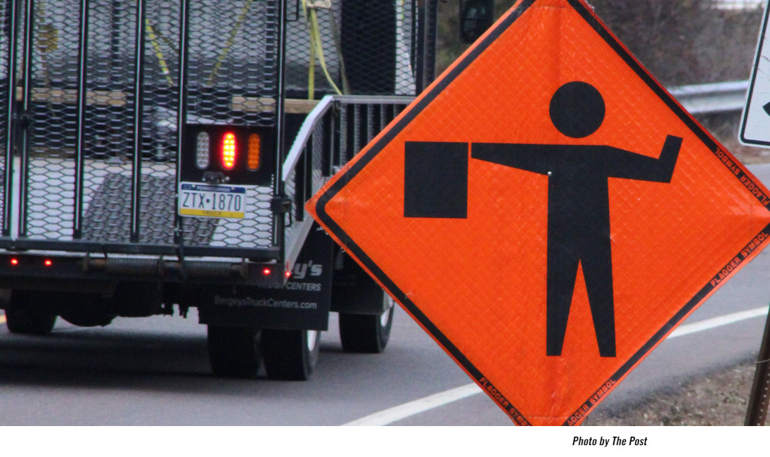 Crack-Filling on PA 562; Removing Debris in Douglassville