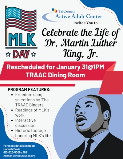 TRAAC Sets Jan. 31 Date for Dr. King Celebration