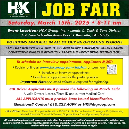 In Business: H&K Schedules March 15 Job Fair; LVHN Plans 4th Neighborhood Hospital